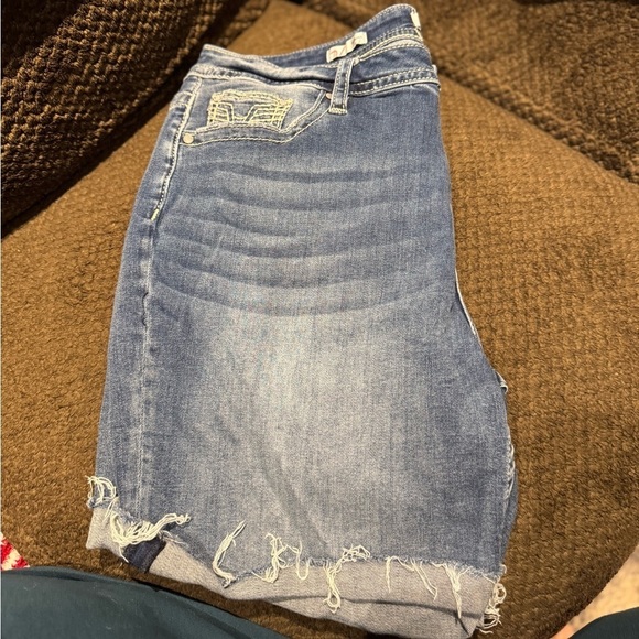 Vigoss Pants - Vigoss Blue Denim Women's Shorts